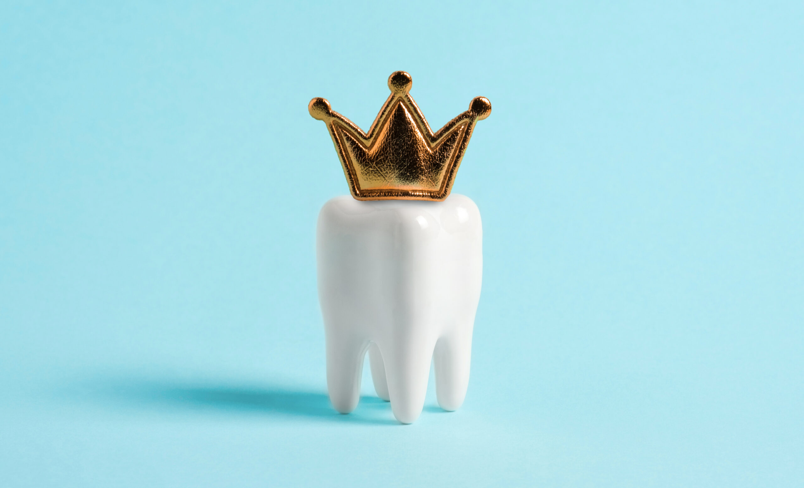 how to clean dental crown