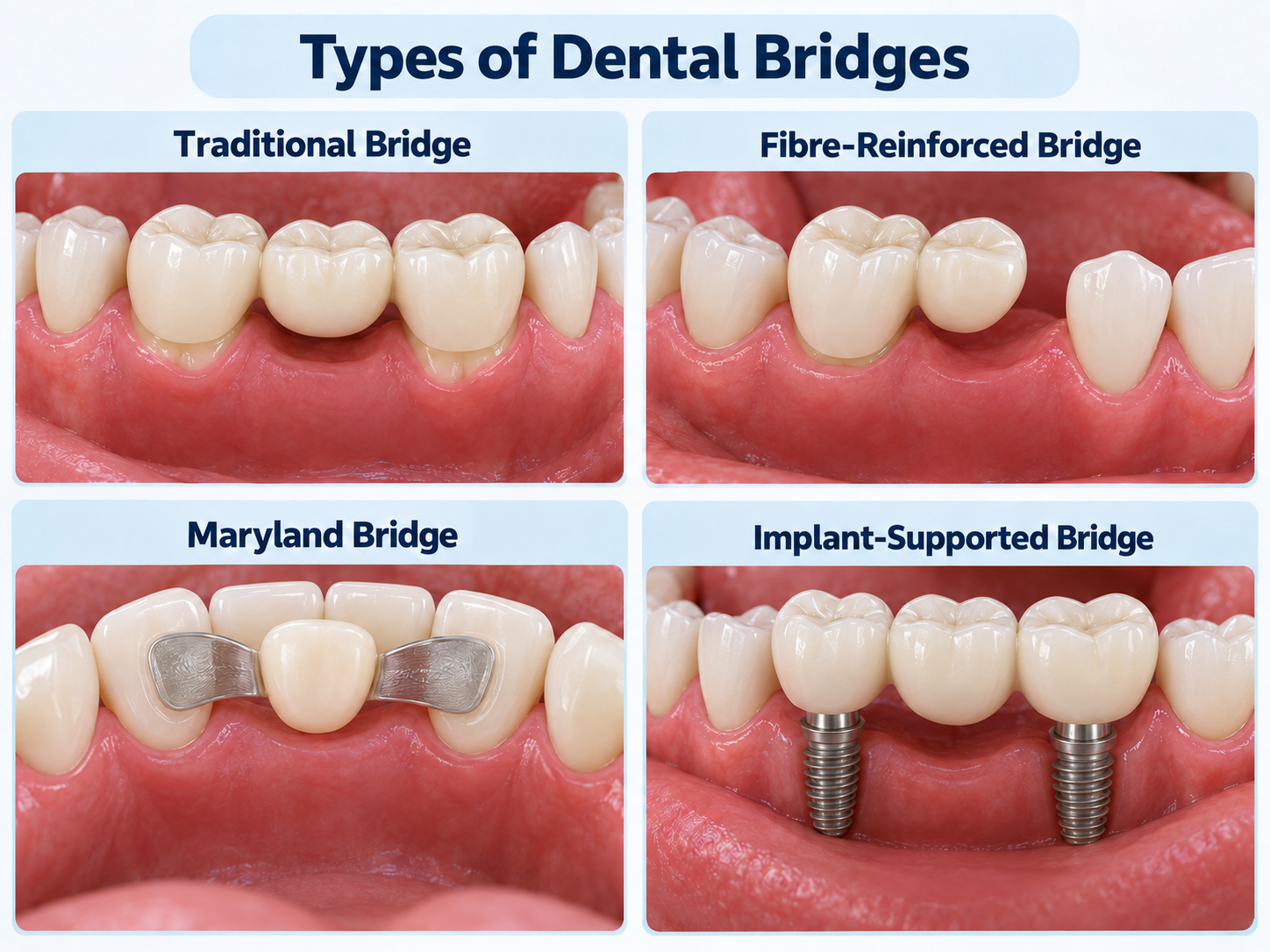 types of dental bridges